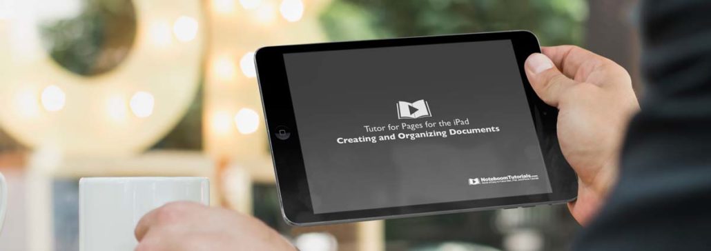 Tutor for Pages for the iPad