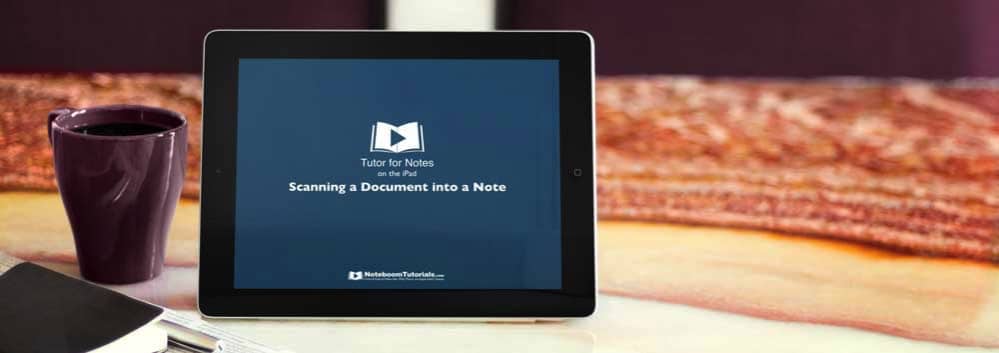 Tutor for Notes for the iPad