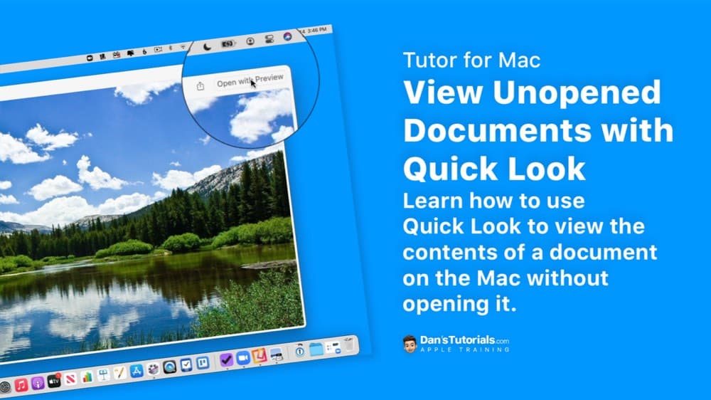 View Unopened Documents with Quick Look on the Mac