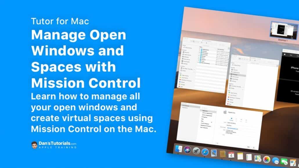 Manage Open Windows and Spaces with Mission Control on the Mac