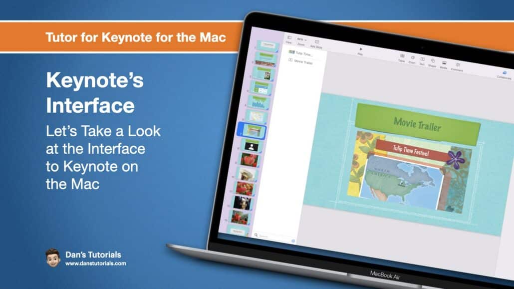 A Look at Keynote's Interface on the Mac