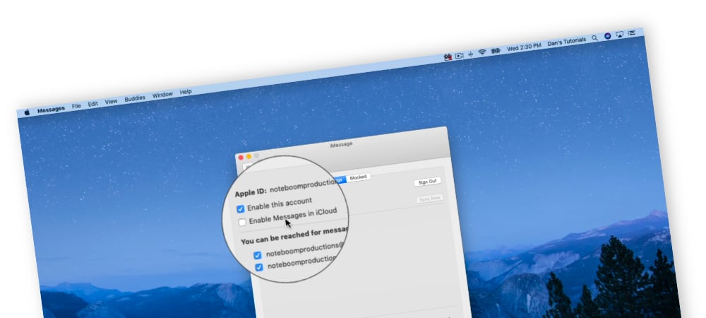 Syncing Messages on the Mac with iCloud