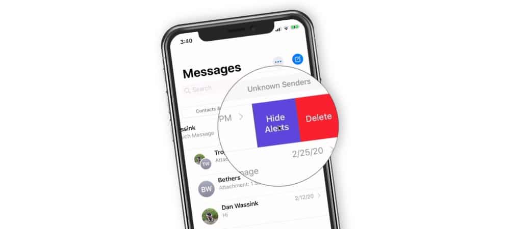 Hide Alerts for Messages on the iPhone