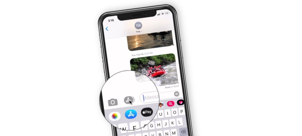 Managing iMessage Apps in Messages on the iPhone