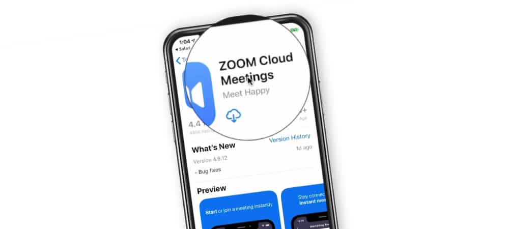 Find and Download Zoom for the iPhone