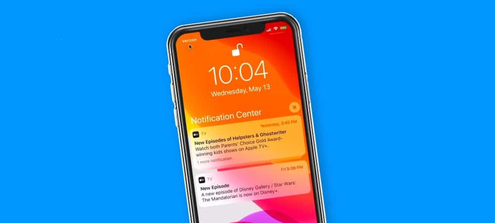 Accessing the Notification nd Control Center on an iPhone with Face ID