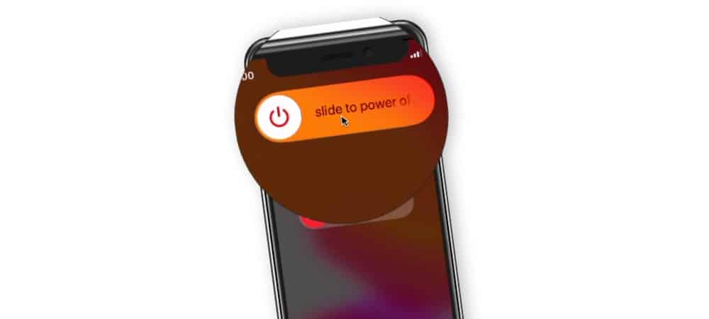 Powering Off an iPhone with Face ID