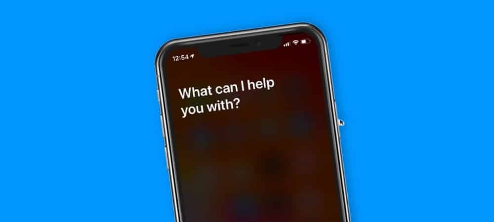 Using Siri on an iPhone with Face ID