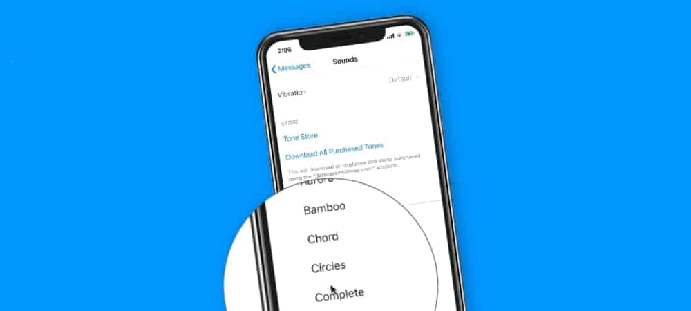 Change the notification sound on the iPhone