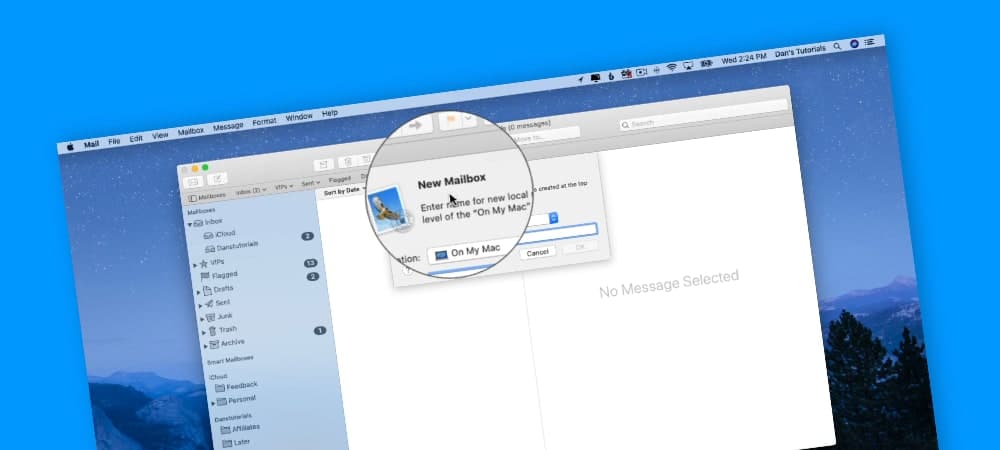 Creating and Moving Mailboxes in Mail on the Mac