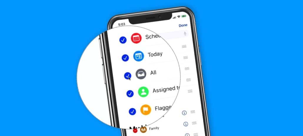 Organize Smart Lists on the iPhone