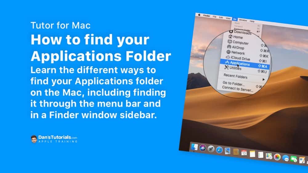 Finding your Applications Folder on the Mac