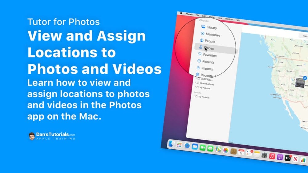 View and Assign Locations to Photos and Videos in the Photos app on the Mac