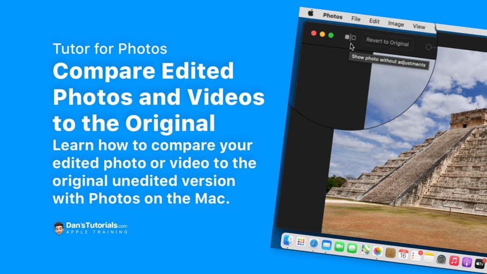 Compare Edited Photos and Videos to the Original with Photos on the Mac