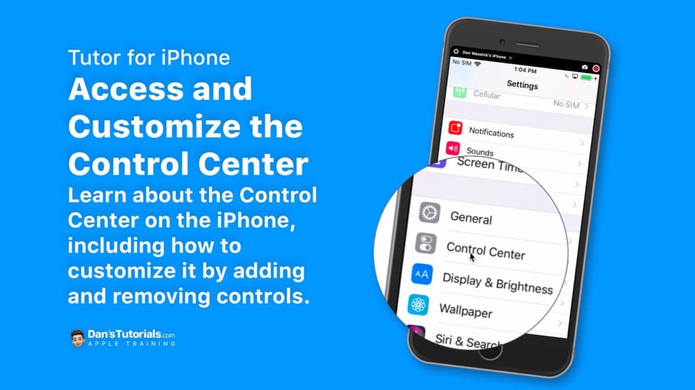 Access and Customize the iPhone's Control Center