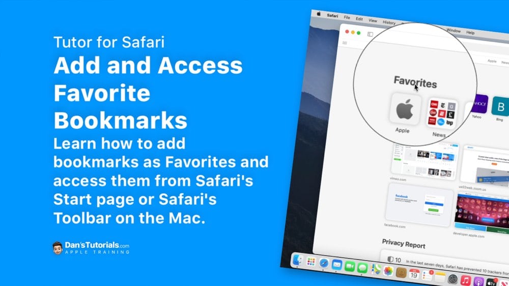 Add and Access Favorite Bookmarks in Safari on the Mac