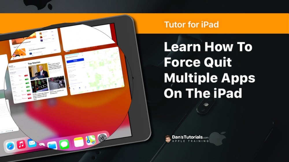 Learn how to force quit multiple apps at the same time on the iPad.