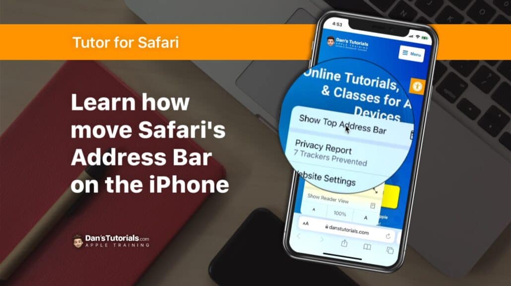 Learn how to move Safari's Address Bar on the iPhone