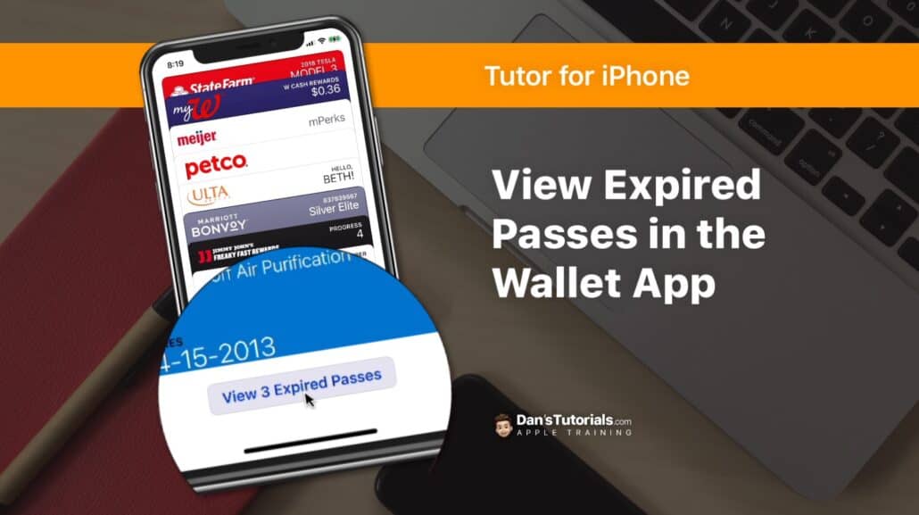 See how to view expired passes in the Wallet app in this video for the iPhone.