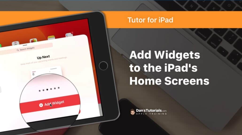 Add Widgets to the iPad's Home Screens