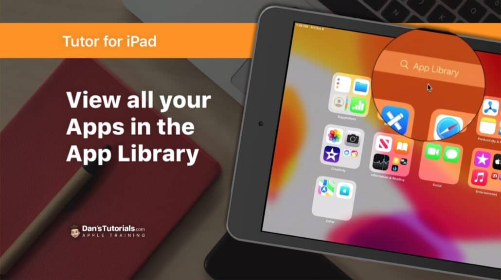 View All your Apps in the App Library on the iPad