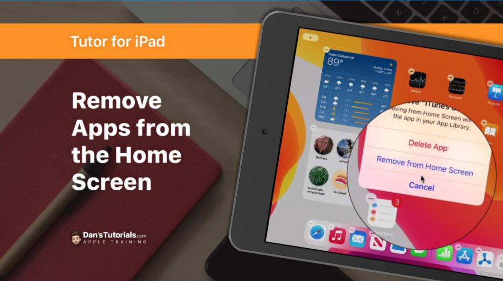 Remove Apps from the Home Screen on the iPad