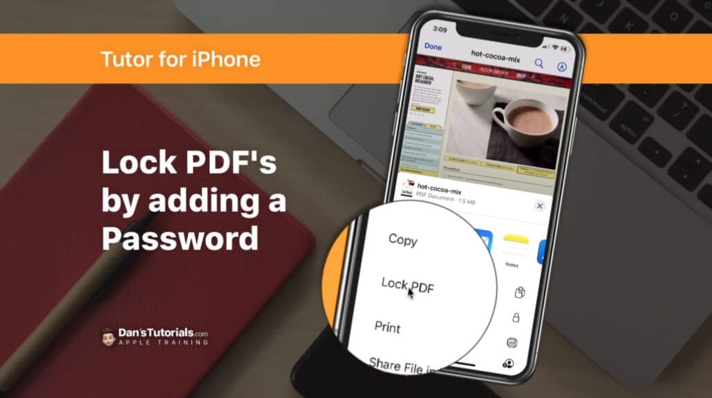 Learn how to lock a PDF through the Files app on the iPhone. Once you lock it, the only way it can be opened is by typing a password.