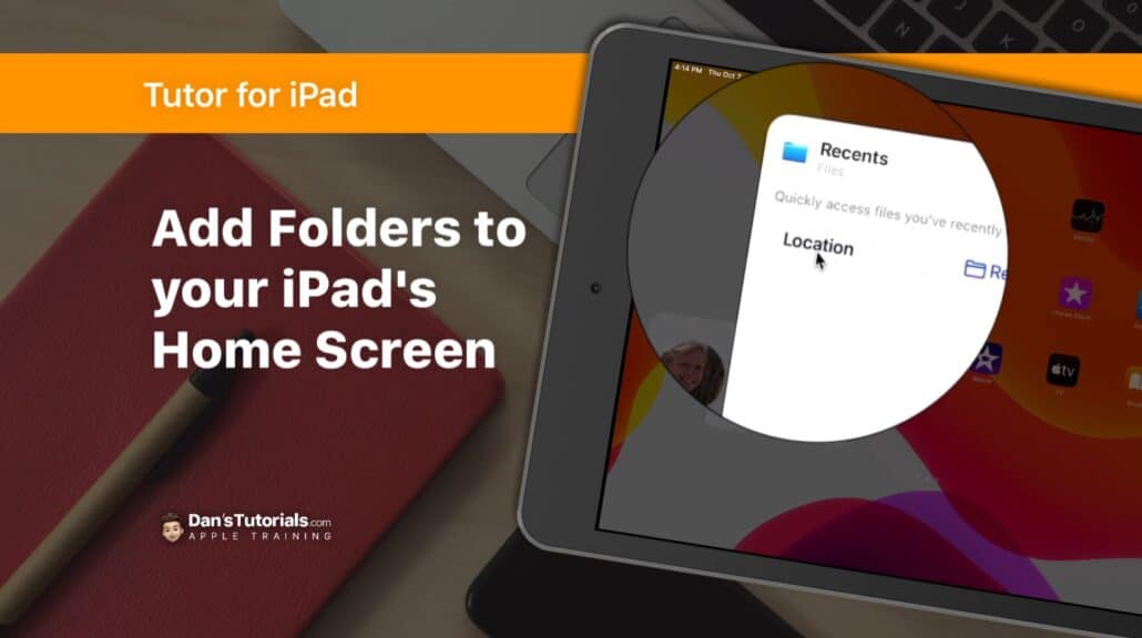 Add Folder's to your iPad's Home Screen