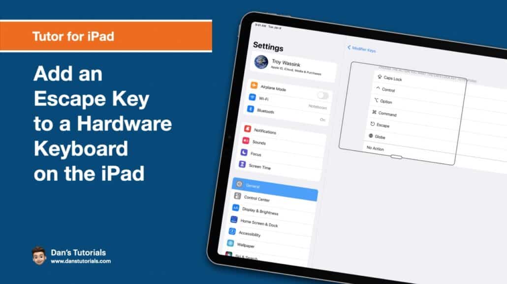 Add an Escape Key to the iPad's Smart Keyboard