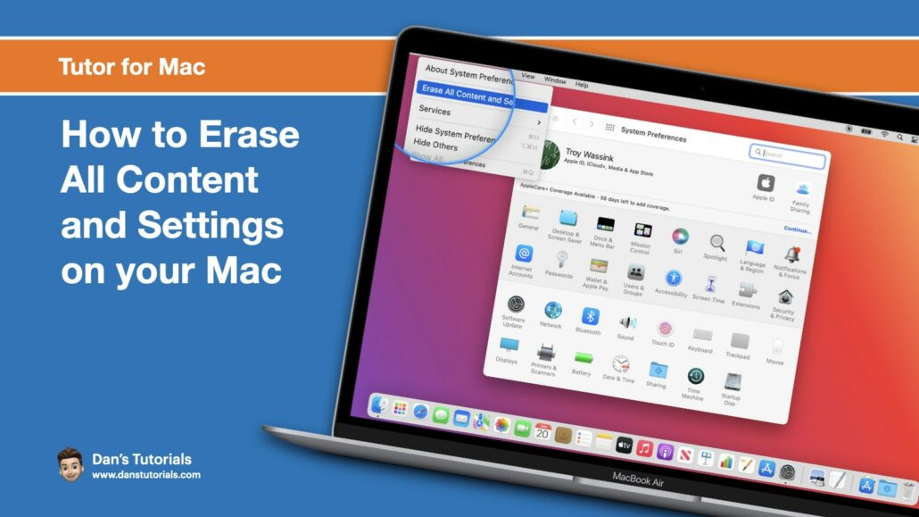 How to Erase All Content and Settings on your Mac