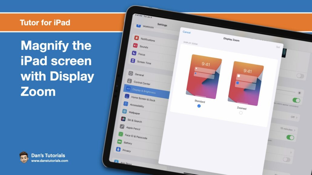 iPad Display Zoom