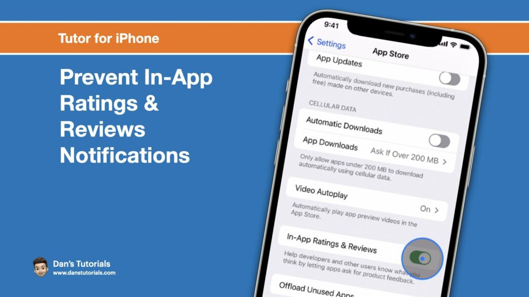 Prevent In-App Rating Notifications from Appearing on the iPhone