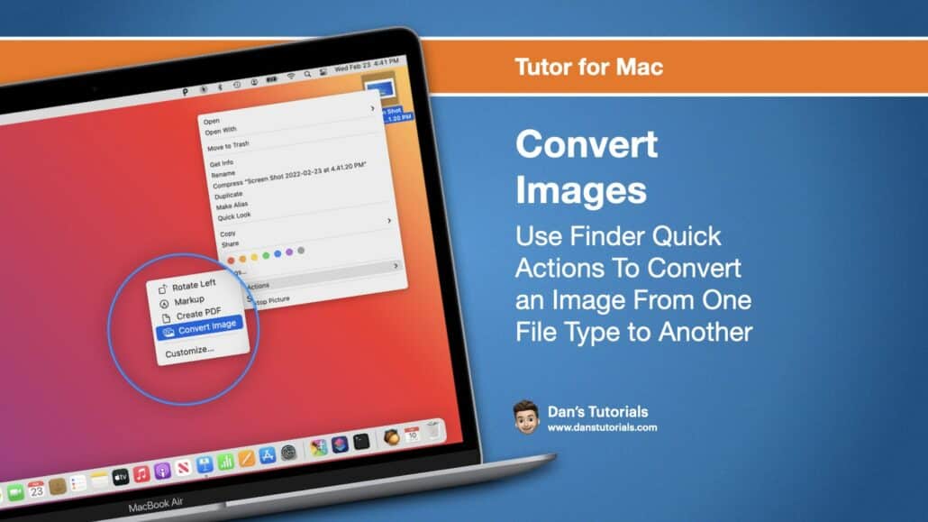 Convert and Compress Images with Quick Actions on the Mac