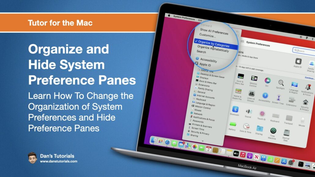 Organize and Hide System Preference Panes on the Mac