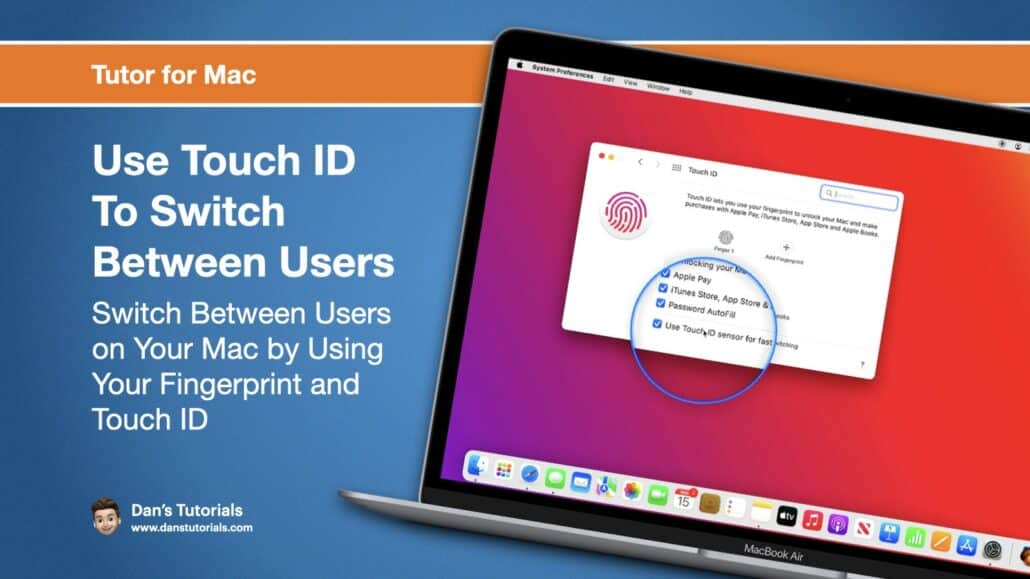 Use Touch ID  to Switch  between Users on the Mac