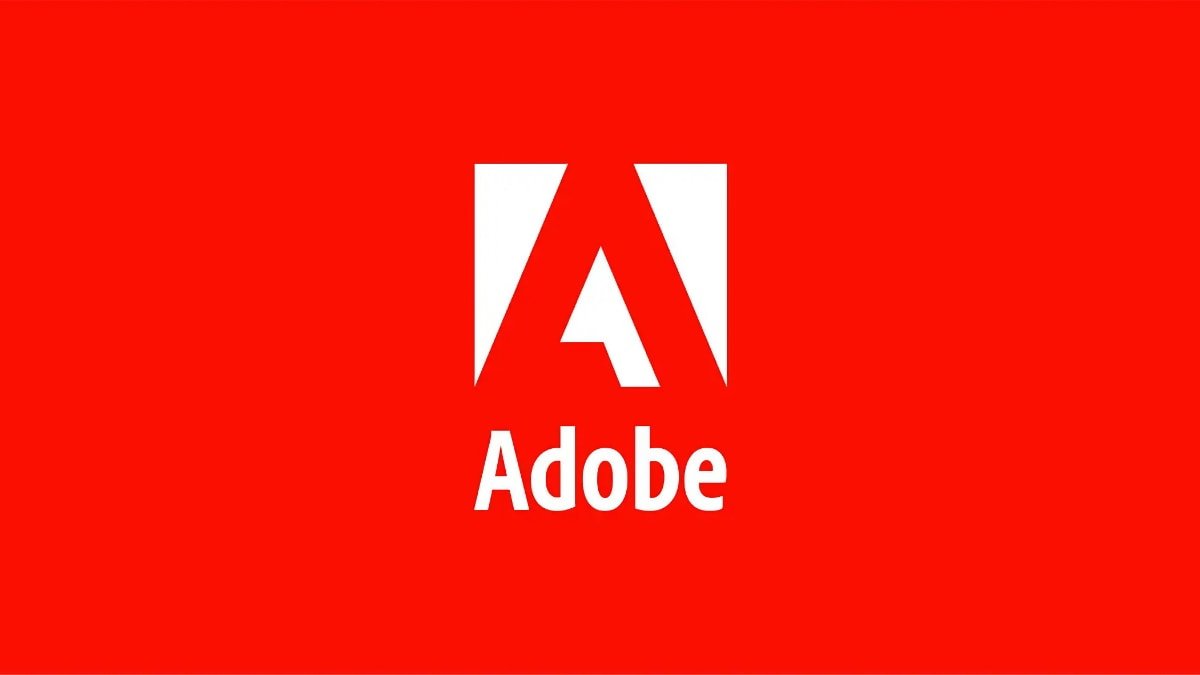 Adobes glowing AI survey leaves out most of the creative industry - Dans Tutorials - Dans Tutorials Adobe logo on a solid red background