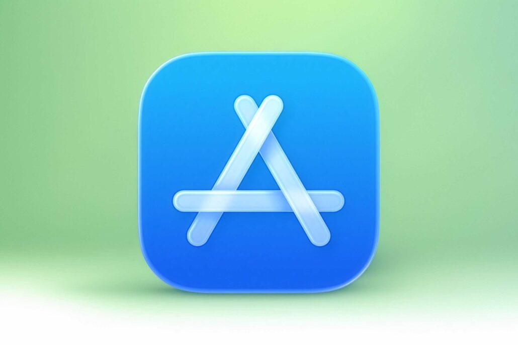 Apple might finally start to clean up the junk clogging the App Store - Dans Tutorials - Dans Tutorials Blue rounded-square app icon featuring a white X-shaped symbol (Xcode) on a green gradient background