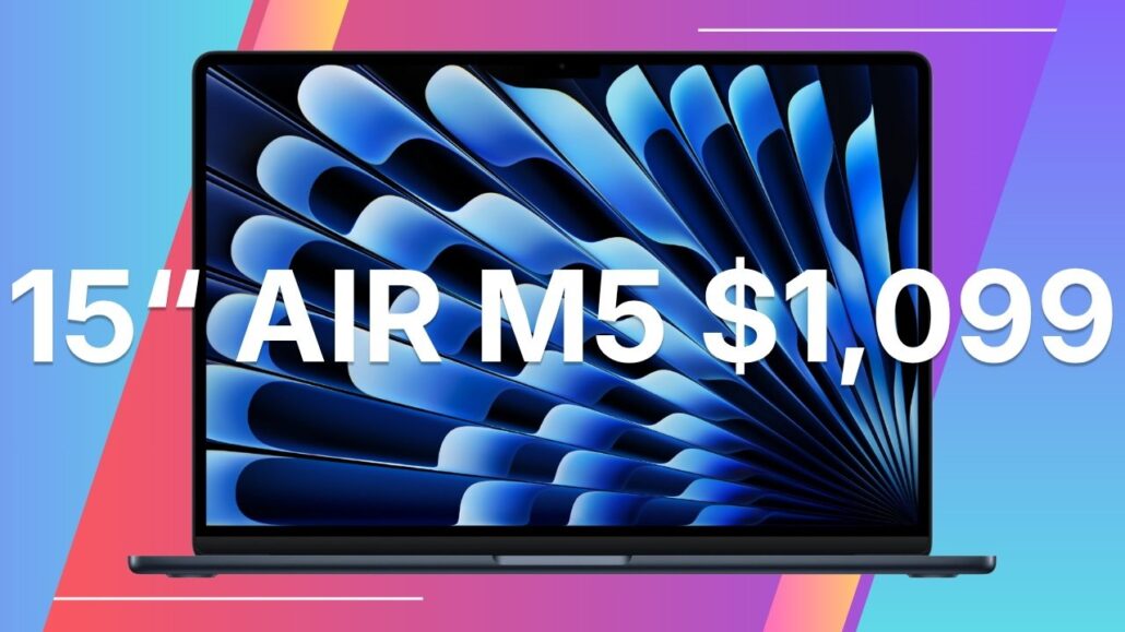 15-inch AIR M5 laptop priced at  alt=