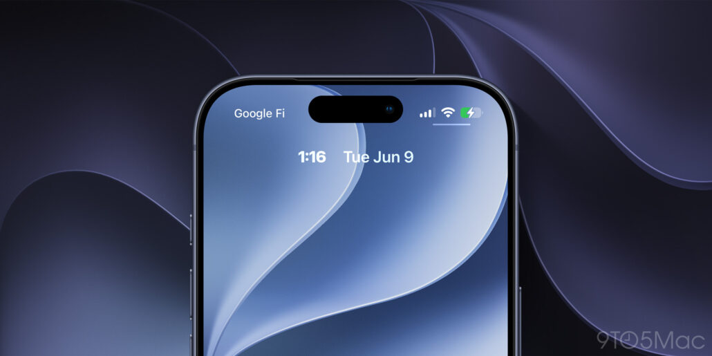 iOS 27 adds unique new setting to personalize your iPhones Lock Screen - Dans Tutorials - Dans Tutorials Close-up of an iPhone display with a pill-shaped notch at the top, showing time 1:16 and date on a blue wallpaper.