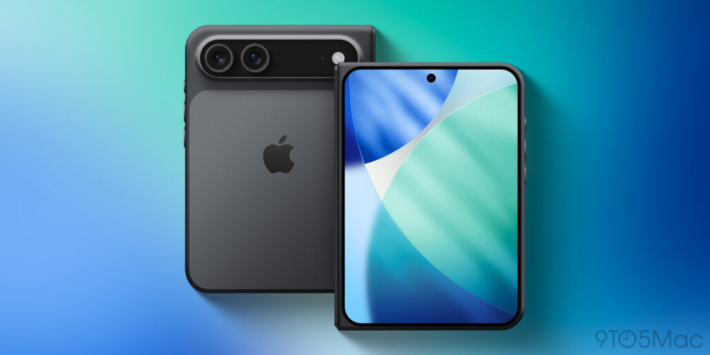 Touch ID coming to iPhone Ultra this fall heres why - Dans Tutorials - Dans Tutorials Dark gray iPhone shown from the back with dual cameras against a blue–green gradient backdrop.